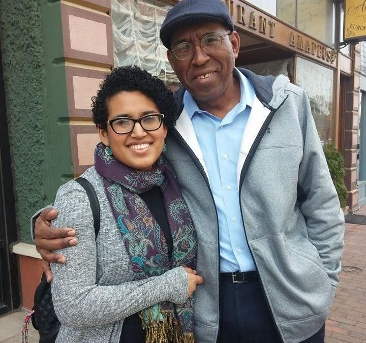 Veralucia Mendoza honors her father, for years he has tended to me